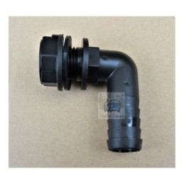 Racor Deposito De Laton 1/2", Pasamuros Con Dos Juntas De Goma