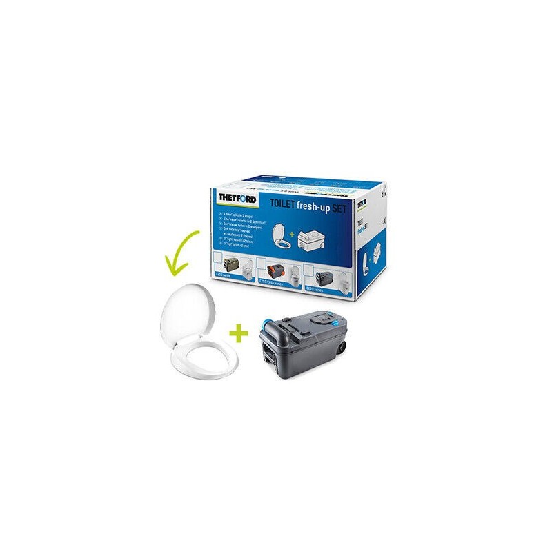 Kit Renovación Thetford C220 Ruedas Fresh Up Renove Autocaravana WC Químico