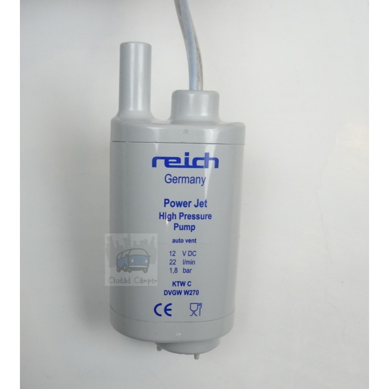 Bomba de Agua Sumergible RK Reich 22L Litros / Min 12V John Guest Uniquick 12
