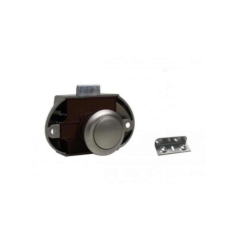 Cierre Mueble Häfele Push Lock Níquel 16 mm Pulsador Armario Puerta Camper