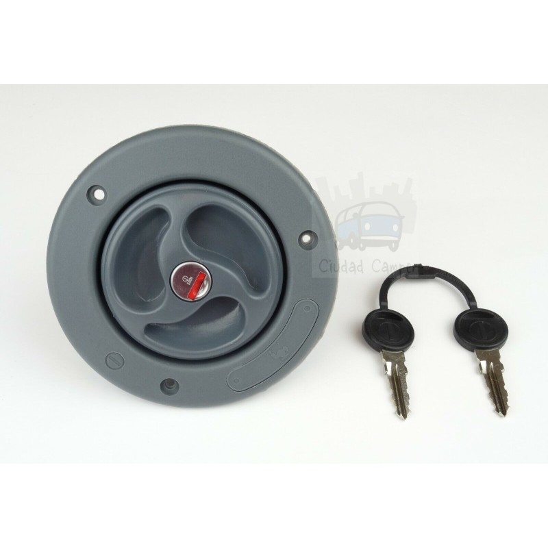 Boca Llenado Agua Exterior 40mm Tapón Gris Autocaravana Camper Bocana