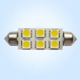 Bombilla Festoon 6 Led SMD...