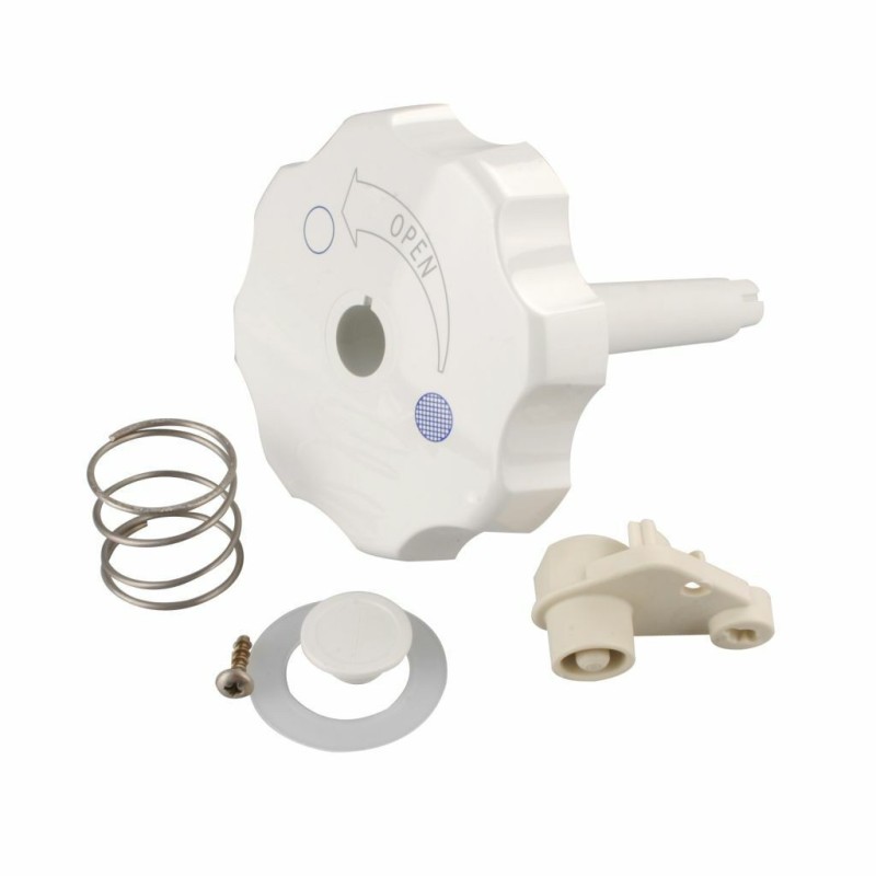 Mando Giratorio Ruleta C2 C3 C4 Thetford 1637762 Flush Knob White WC Químico