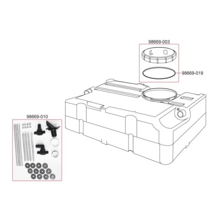 Depósito De Agua Portátil Con Adaptador Gris 24 L Vidaxl Con Ofertas En - Foto 9