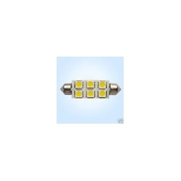 Bombilla Festoon 6 Led SMD...