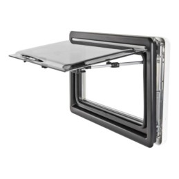 Ventilación Privacidad Ventana Caravana 700x400 Mm - Acrílico, Aluminio, Oscurecimiento Y Red Mosquitera, Para Autocaravanas Y Furgonetas Ventana Autocaravana Acrílico