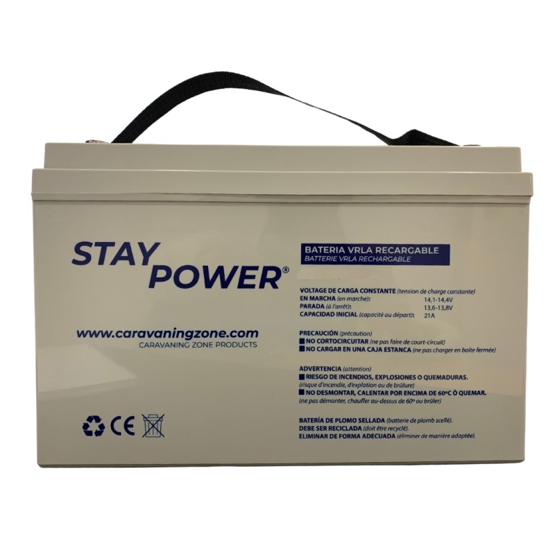 Batería Gel Stay Power 150 Ah C10 170Ah C100 12v Ciclo Profundo no AGM VW T4 T5