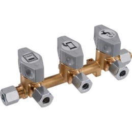 Llave Paso Gas 3 Vías 8mm...