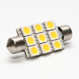 Bombilla Festoon 9 Led SMD...