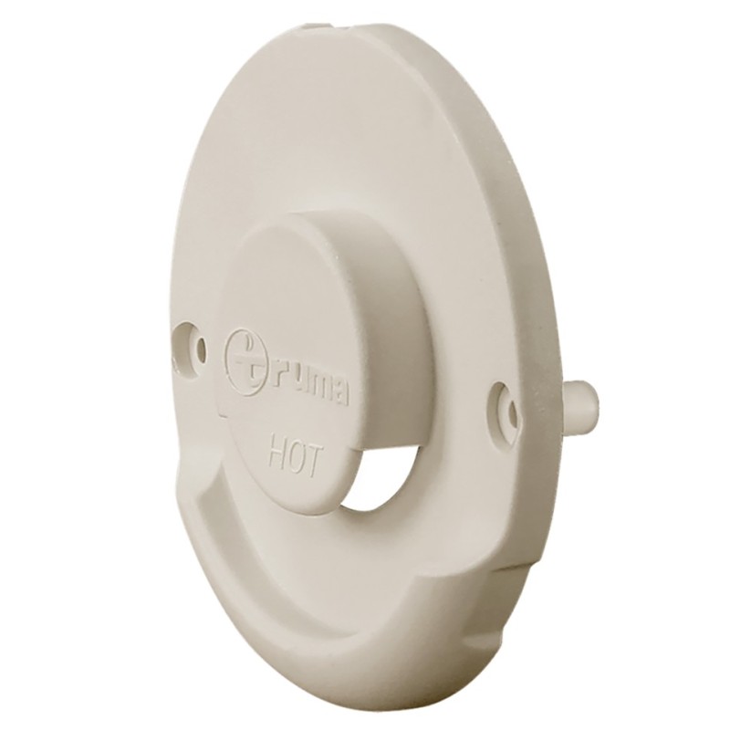 Rejilla Exterior Chimenea Truma Combi E4000 WKC 80 mm Blanco Crema 36151-01