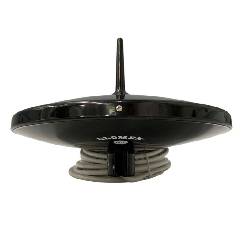 Antena TV TDT Omnidireccional Negra Glomex Oasis T480AGC 12V 24V Autocaravana